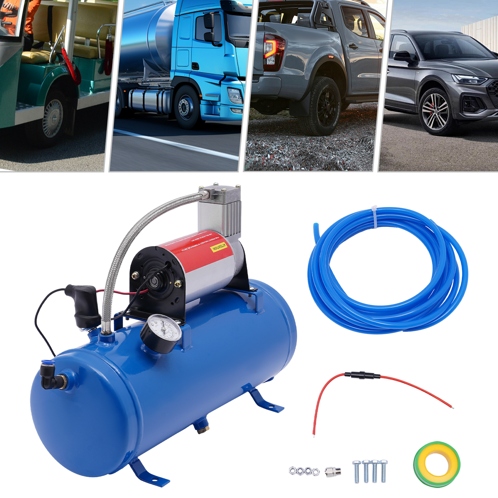 Marine Test Kit - 100 Psi Air Compressor Pump Universal