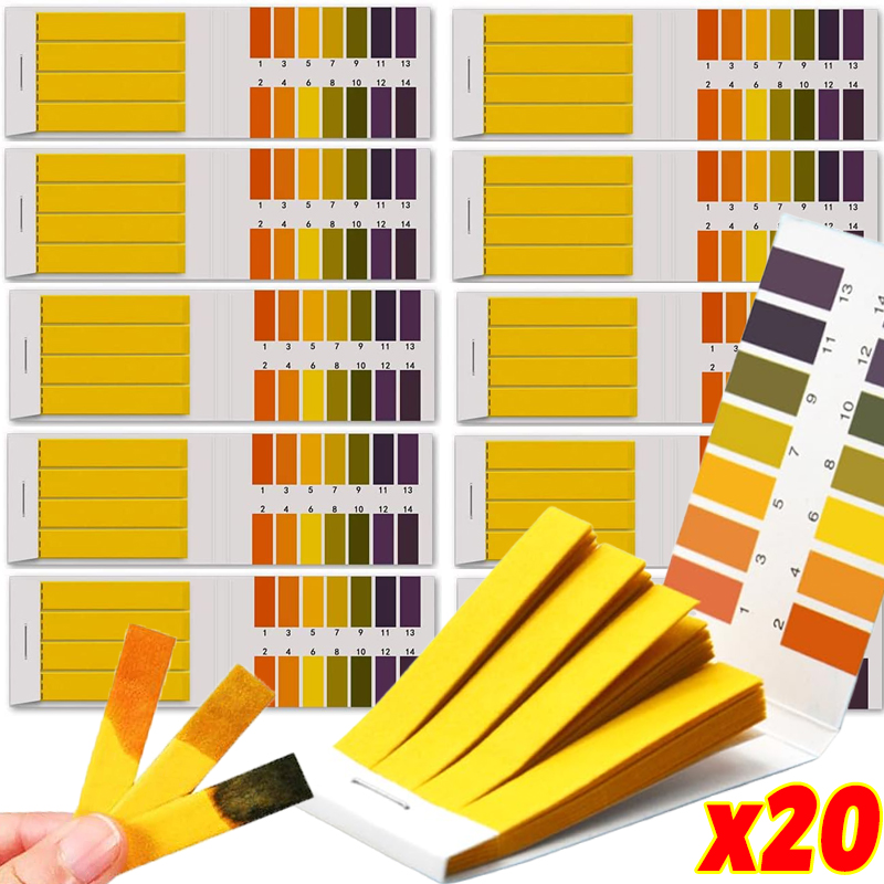 Marine Test Kit - Universal pH Test Strips 1-14 Fast