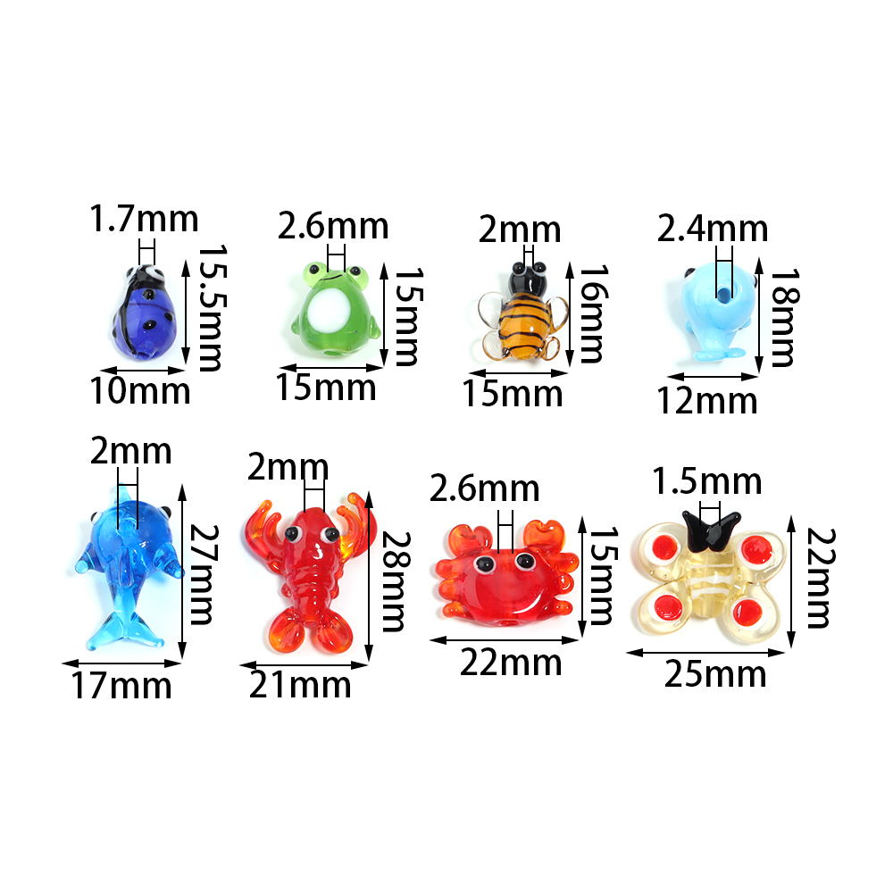 2Pcs Glass Pendant Marine Anim - Marine Aquarium Mini recensie en prijs