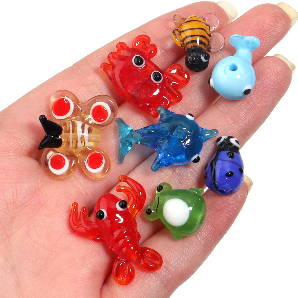2Pcs Glass Pendant Marine Anim - Marine Aquarium Mini recensie en prijs