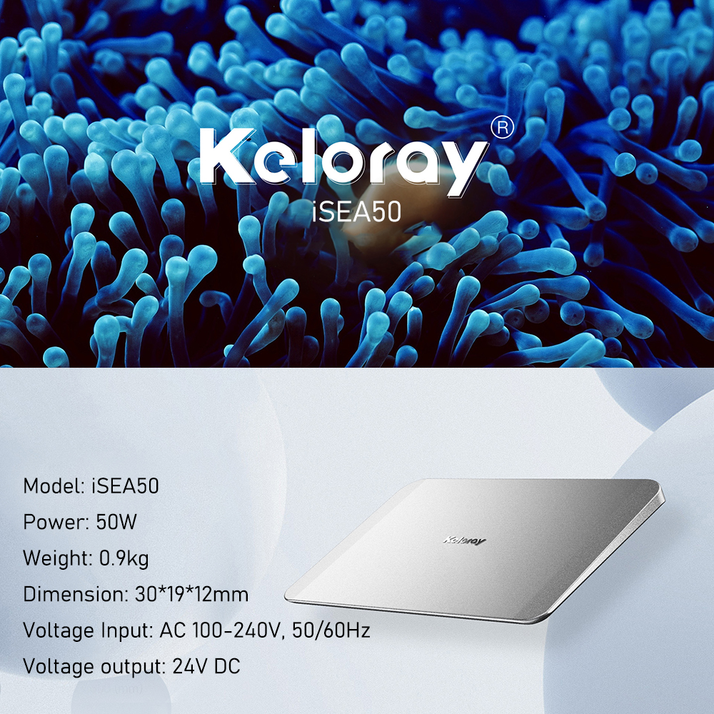 Keloray iSEA50 50W Fanless Ful - Marine Aquarium App recensie en prijs