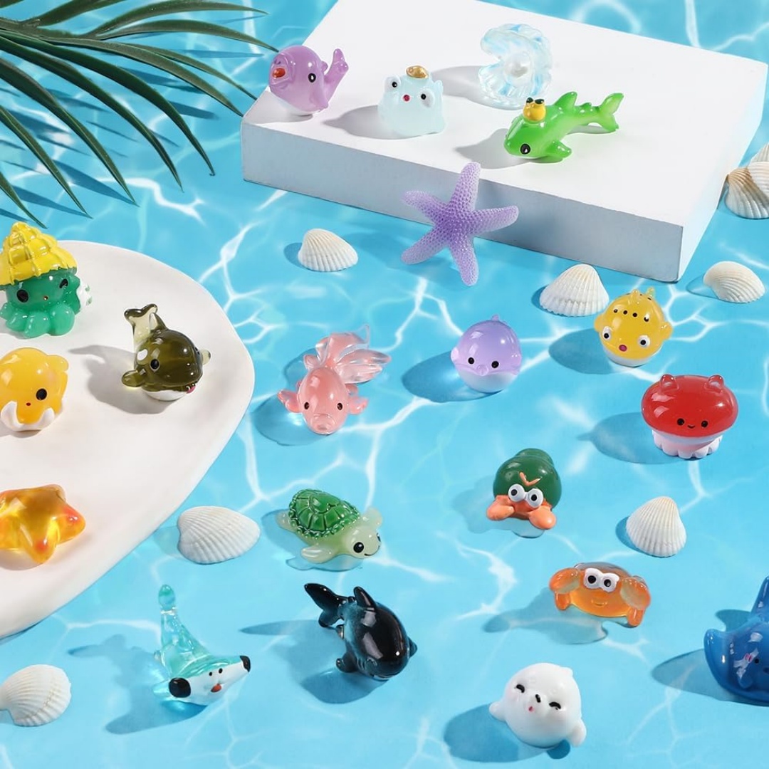 Mini Ocean Animals Resin Figur - Aquarium Marine World recensie en prijs