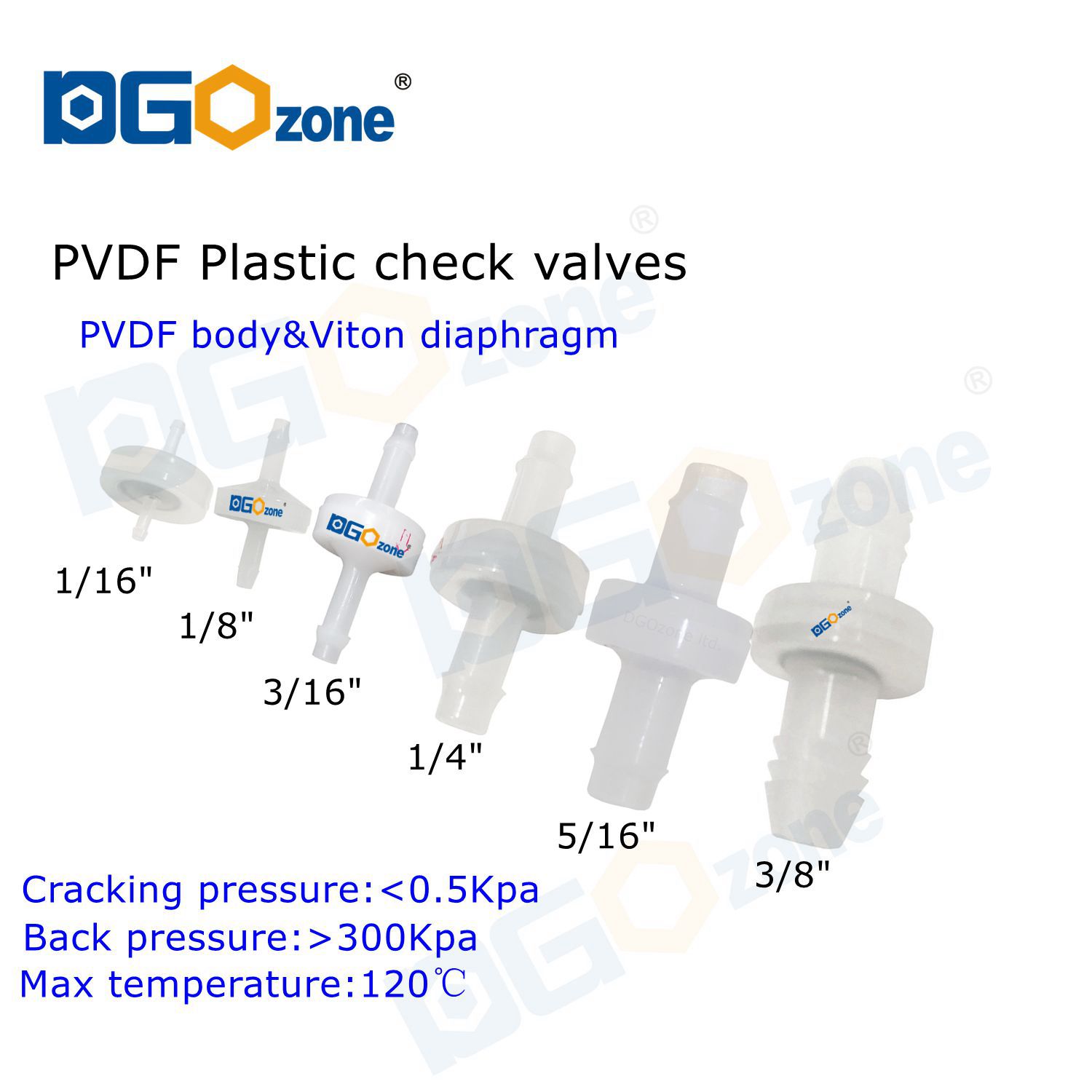 PVDF Check Valve Diaphragm Pla - Marine Aquarium Ozone Generator recensie en prijs