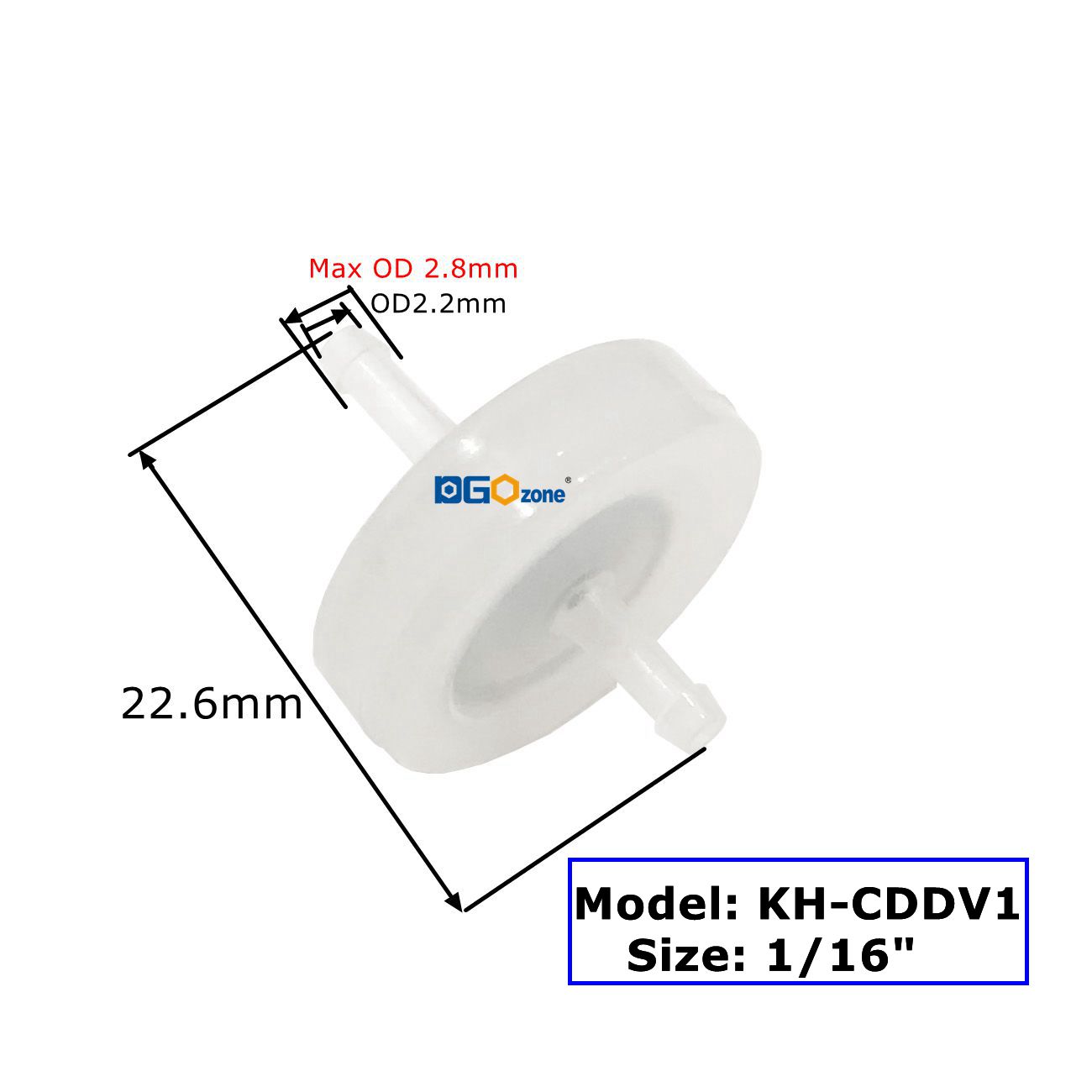 PVDF Check Valve Diaphragm Pla - Marine Aquarium Ozone Generator recensie en prijs