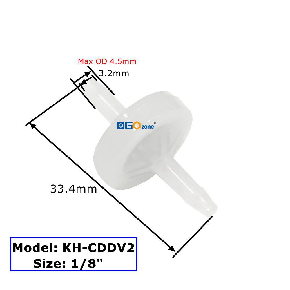 PVDF Check Valve Diaphragm Pla - Marine Aquarium Ozone Generator recensie en prijs