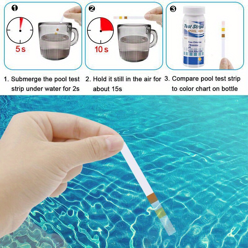 Chlorine PH Test Strips SPA Sw - Marine Test Kit recensie en prijs