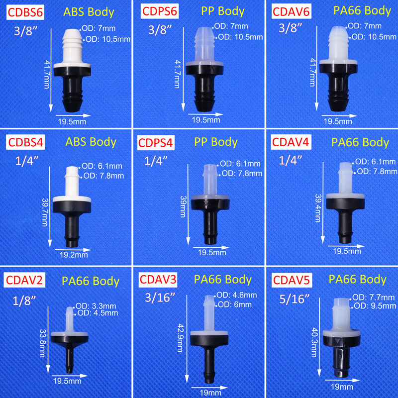 4/6/8/10mm check valve one way - Marine Aquarium Ozone Generator recensie en prijs