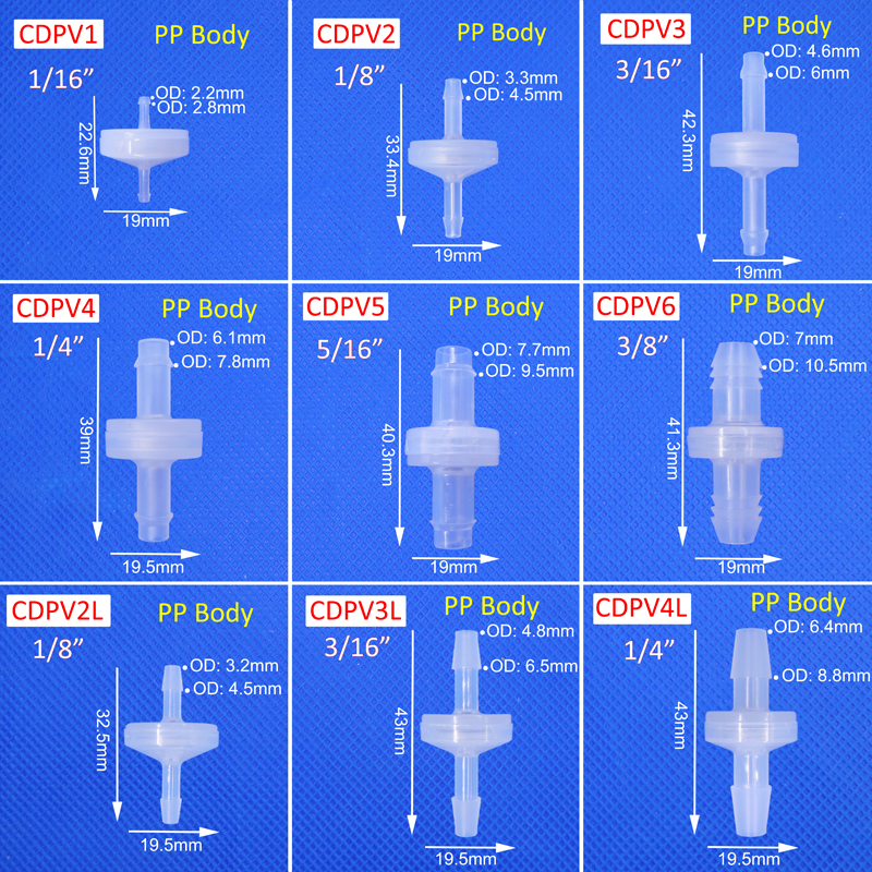 4/6/8/10mm check valve one way - Marine Aquarium Ozone Generator recensie en prijs