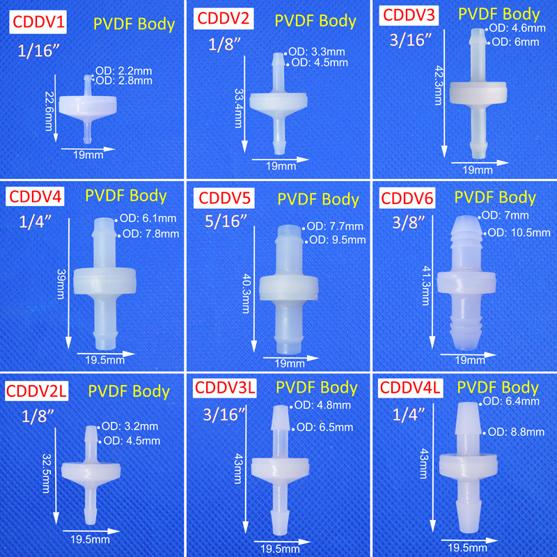 4/6/8/10mm check valve one way - Marine Aquarium Ozone Generator recensie en prijs