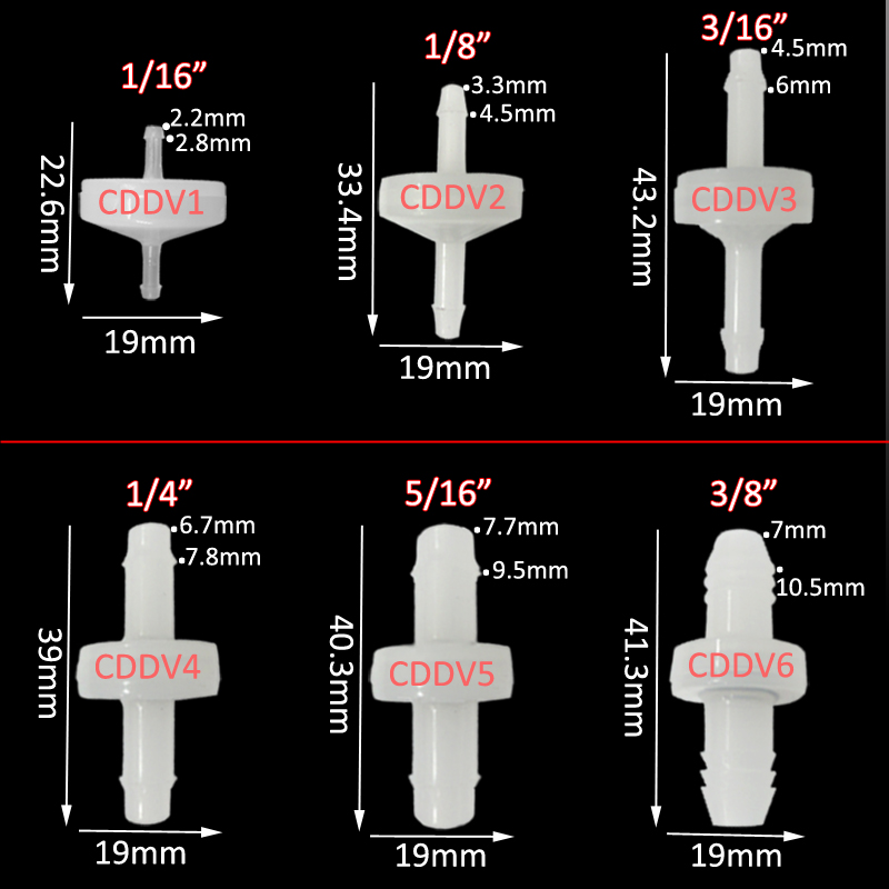 5pcs PVDF one way valve for oz - Marine Aquarium Ozone Generator recensie en prijs